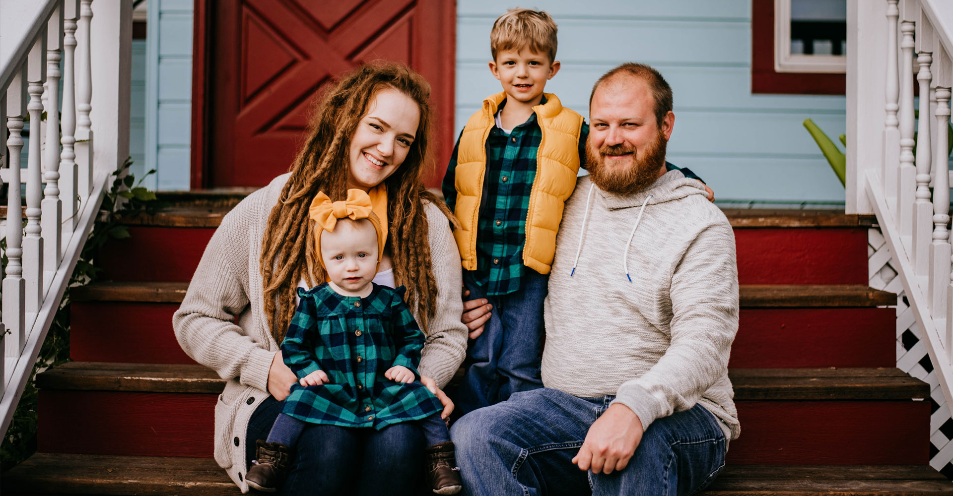 Natalie Broders family portrait Natalie Broders family portrait, mother, father, son and daughter
